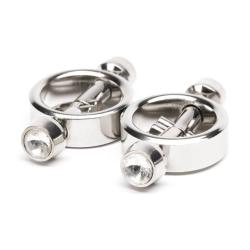 Metal Worx Magnetic Crystal Tip Nipple Clamps