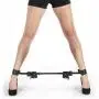 Bondage Boutique Extreme Expandable Spreader Bar with Leather Cuffs