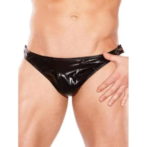Zeus by Allure Fetishwear Wet Look Quick Strip Thong