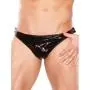 Zeus by Allure Fetishwear Wet Look Quick Strip Thong