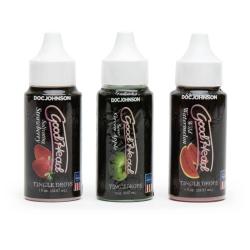 Doc Johnson Good Head Flavoured Lube Tingle Drops (3 x 28ml Pack)