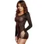 Lapdance Centre Stage Long Sleeve Crochet Mini Dress Lapdance Centre Stage Long Sleeve Crochet Mini Dress