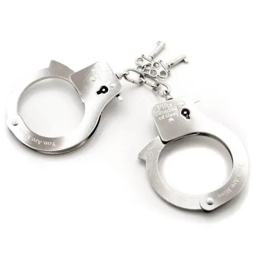 Worldgirl You. Are. Mine. Metal Handcuffs