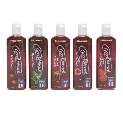 Doc Johnson Good Head Flavoured Lubricant (5 x 28ml Pack) Doc Johnson Good Head Flavoured Lubricant (5 x 28ml Pack)