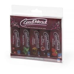 Doc Johnson Good Head Flavoured Lubricant (5 x 28ml Pack)