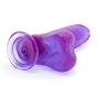 Doc Johnson Crystal Jellies Ballsy Suction Cup Dildo 8 Inch