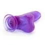 Doc Johnson Crystal Jellies Ballsy Suction Cup Dildo 8 Inch