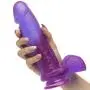 Doc Johnson Crystal Jellies Ballsy Suction Cup Dildo 8 Inch