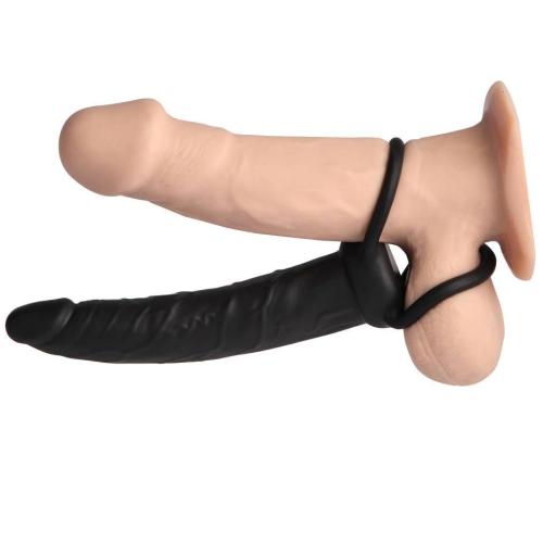 Love Rider Double Penetration Strap-On 5.5 Inch Silicone Dildo