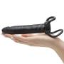 Love Rider Double Penetration Strap-On 5.5 Inch Silicone Dildo