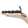 Love Rider Silicone Beaded Dual Penetrator Strap-On