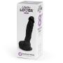 Lifelike Lover Luxe Realistic Black Silicone Dildo 8 Inch