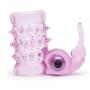 Super Stretchy Vibrating Rabbit Penis Enhancer Sleeve