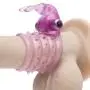 Super Stretchy Vibrating Rabbit Penis Enhancer Sleeve Super Stretchy Vibrating Rabbit Penis Enhancer Sleeve