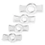 Doc Johnson Titanmen Easy-On Stretchy Cock Ring Set (4 Pack)