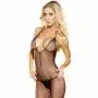 Lapdance Plunging Fishnet Crotchless Bodystocking