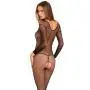 Rene Rofe Black Long Sleeve Fishnet Bodystocking Rene Rofe Black Long Sleeve Fishnet Bodystocking
