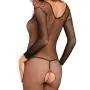 Rene Rofe Black Long Sleeve Fishnet Bodystocking Rene Rofe Black Long Sleeve Fishnet Bodystocking