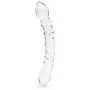 Worldgirl Double-Ended Textured Sensual Glass Dildo