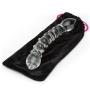 Worldgirl Double-Ended Textured Sensual Glass Dildo