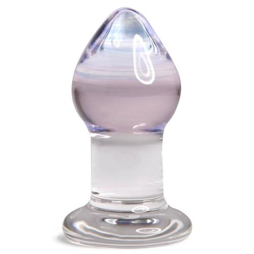 Worldgirl Amethyst Sensual Glass Butt Plug