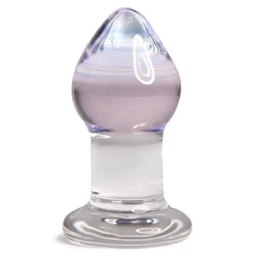 Worldgirl Amethyst Sensual Glass Butt Plug