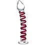 Gl?s Mr Swirly Textured Glass Dildo 8 Inch Gl?s Mr Swirly Textured Glass Dildo 8 Inch