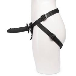 Bondage Boutique Unisex Strap-On Harness with Realistic Dildo 6 Inch