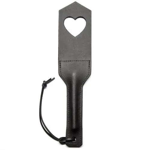 DOMINIX Deluxe Leather Heart Slapper Paddle DOMINIX Deluxe Leather Heart Slapper Paddle