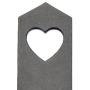 DOMINIX Deluxe Leather Heart Slapper Paddle