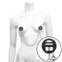 DOMINIX Deluxe Adjustable Bite Nipple Clamps with Chain DOMINIX Deluxe Adjustable Bite Nipple Clamps with Chain
