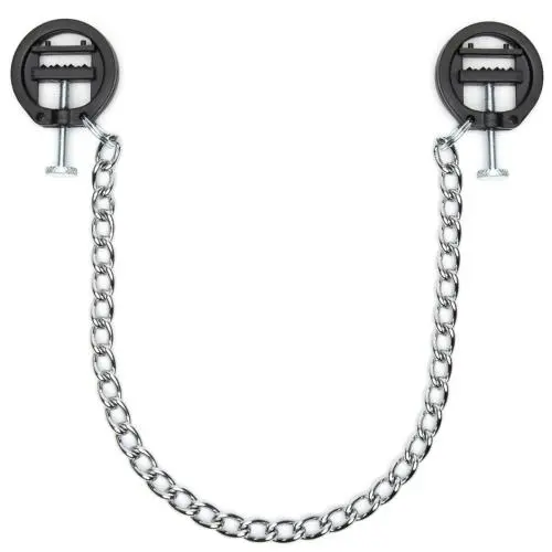 DOMINIX Deluxe Adjustable Bite Nipple Clamps with Chain DOMINIX Deluxe Adjustable Bite Nipple Clamps with Chain