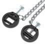 DOMINIX Deluxe Adjustable Bite Nipple Clamps with Chain