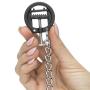 DOMINIX Deluxe Adjustable Bite Nipple Clamps with Chain