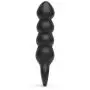 Beaded Silicone Butt Plug with Finger Loop Beaded Silicone Butt Plug with Finger Loop