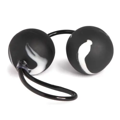 Oscillating Textured Duo Ben Wa Balls 69g Oscillating Textured Duo Ben Wa Balls 69g