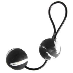 Oscillating Textured Duo Ben Wa Balls 69g