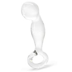 Icicles No 46 Curved P-Spot Glass Butt Plug