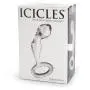 Icicles No 46 Curved P-Spot Glass Butt Plug Icicles No 46 Curved P-Spot Glass Butt Plug