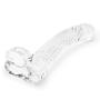 Icicles No 61 Textured Realistic Glass Dildo