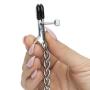 DOMINIX Deluxe Adjustable Nipple Clamps with Chain