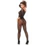 Worldgirl Black 3/4 Sleeve Lace Bodystocking Worldgirl Black 3/4 Sleeve Lace Bodystocking