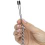 DOMINIX Deluxe Nipple Tweezers and Clit Clamp with Chain