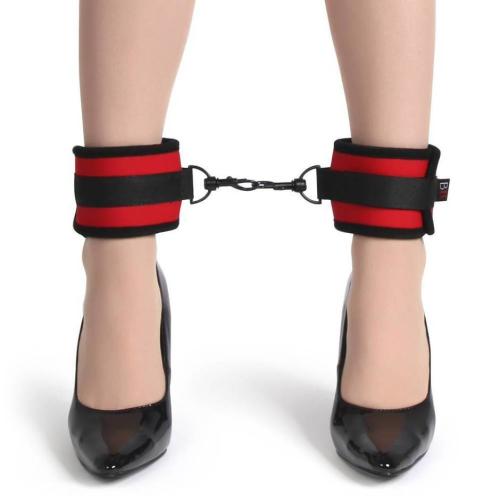 Bondage Boutique Soft Red Ankle Cuffs