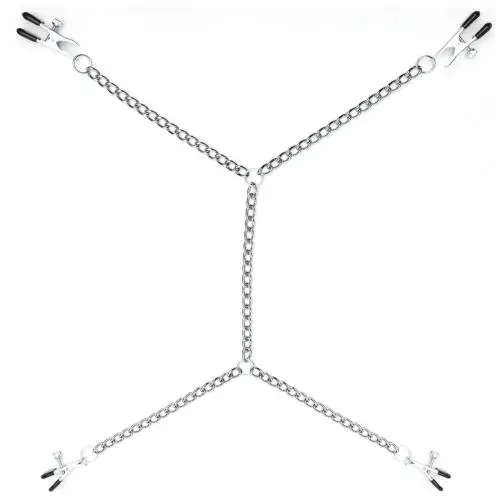 DOMINIX Deluxe Adjustable Labia and Nipple Clamps DOMINIX Deluxe Adjustable Labia and Nipple Clamps
