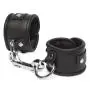 DOMINIX Deluxe Padded Leather Collar and Wrist Restraint Set