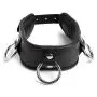DOMINIX Deluxe Padded Leather Collar and Wrist Restraint Set
