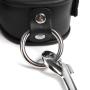 DOMINIX Deluxe Padded Leather Collar and Wrist Restraint Set