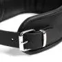 DOMINIX Deluxe Padded Leather Collar and Wrist Restraint Set