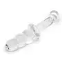 Worldgirl Ribbed G-Spot Sensual Glass Dildo